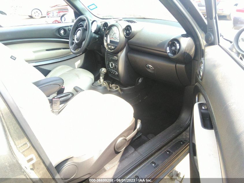 2013 MINI COOPER PACEMAN S WMWSS5C50DWN66568