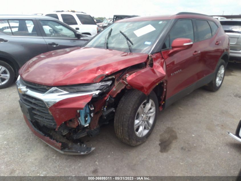 2022 CHEVROLET BLAZER LT - 3GNKBCR45NS147478