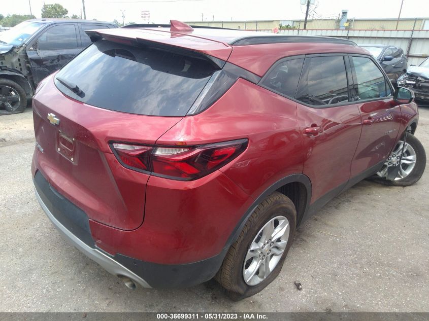 2022 CHEVROLET BLAZER LT - 3GNKBCR45NS147478