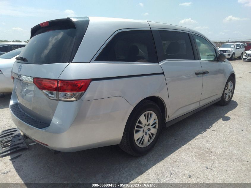 2015 HONDA ODYSSEY LX - 5FNRL5H24FB104423