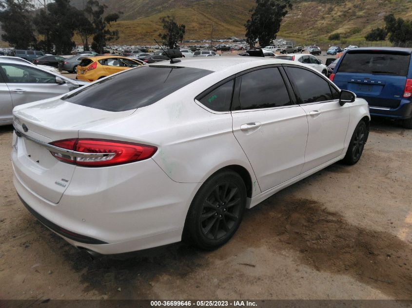 2017 FORD FUSION SE - 3FA6P0HD4HR264837