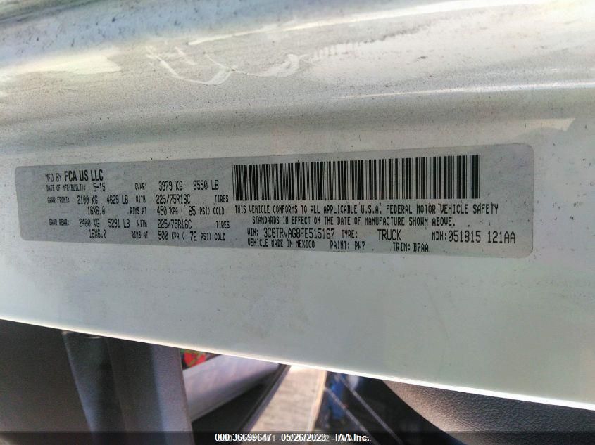 2015 RAM PROMASTER - 3C6TRVAG8FE515167