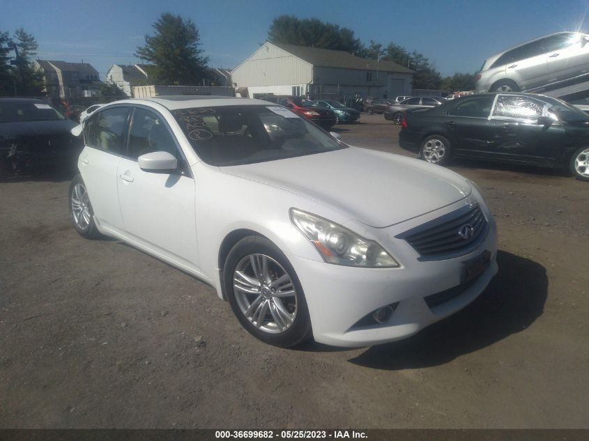 2013 INFINITI G37 SEDAN X - JN1CV6AR0DM762387