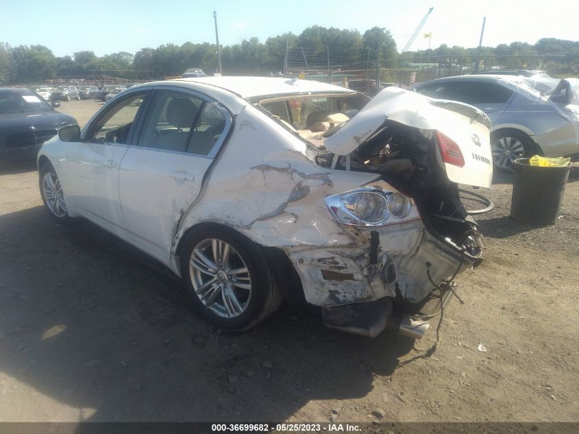 2013 INFINITI G37 SEDAN X - JN1CV6AR0DM762387
