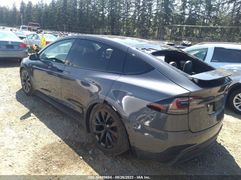 2022 TESLA MODEL X - 7SAXCAE57NF360426
