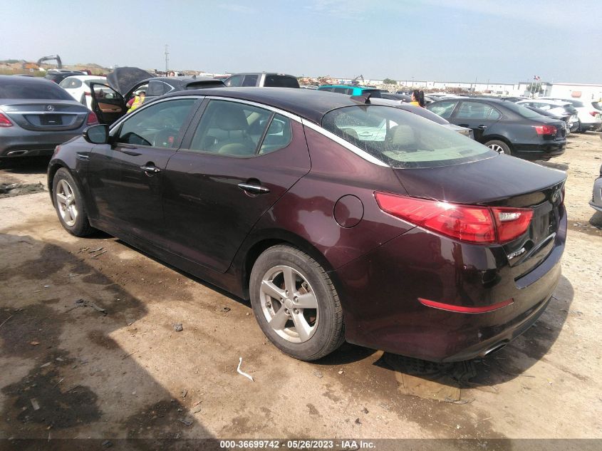 2015 KIA OPTIMA LX - 5XXGM4A78FG483783