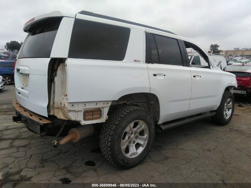 2017 CHEVROLET TAHOE LT - 1GNSKBKC2HR237531