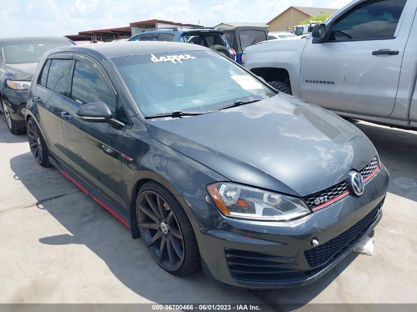 2017 VOLKSWAGEN GOLF GTI S/SE/AUTOBAHN/SPORT - 3VW5T7AU8HM034846