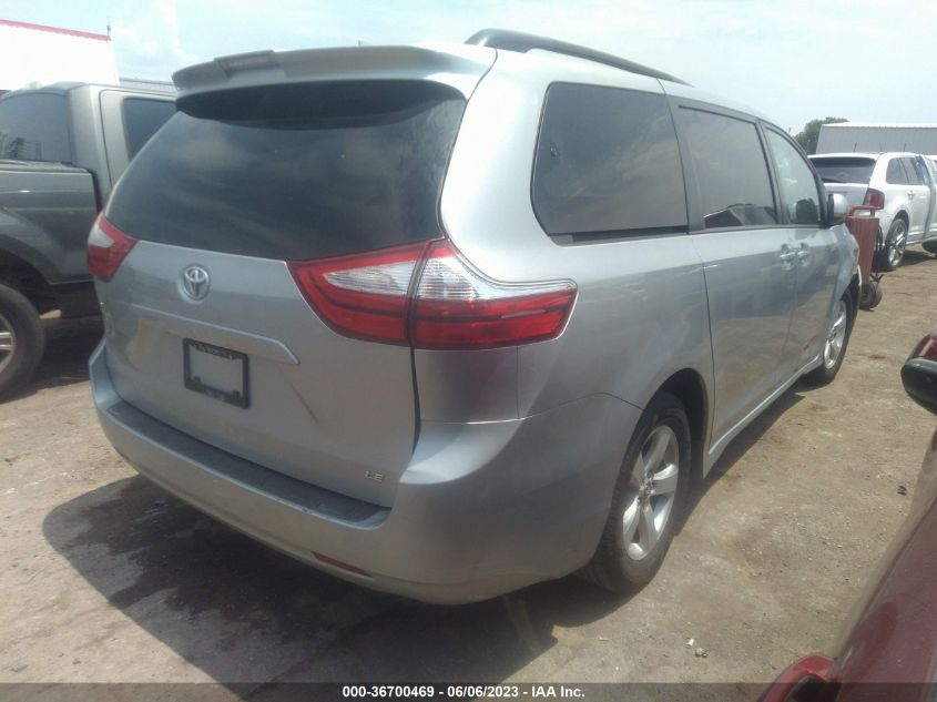2019 TOYOTA SIENNA LE - 5TDKZ3DC1KS986353
