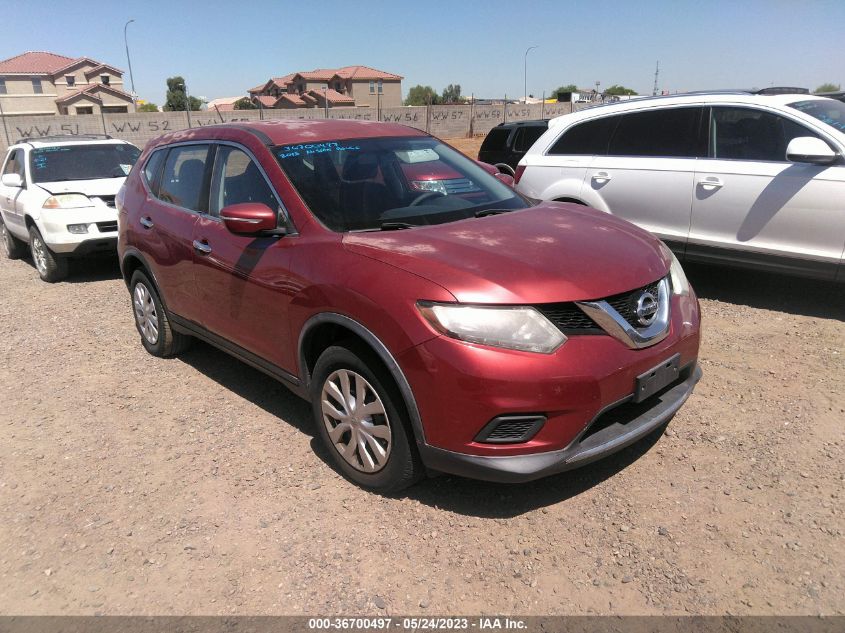 2015 NISSAN ROGUE SV/SL/S - KNMAT2MT4FP552502