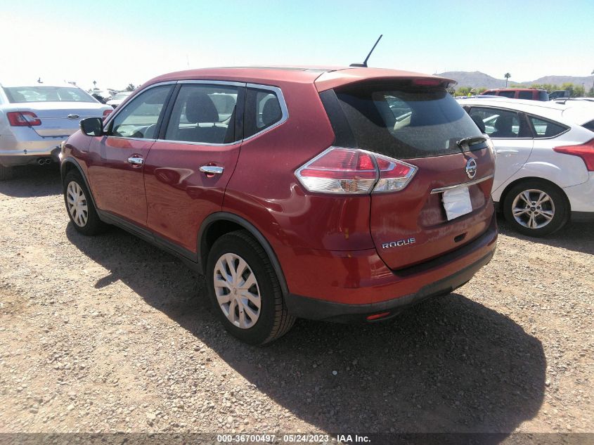 2015 NISSAN ROGUE SV/SL/S - KNMAT2MT4FP552502