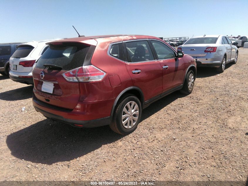 2015 NISSAN ROGUE SV/SL/S - KNMAT2MT4FP552502