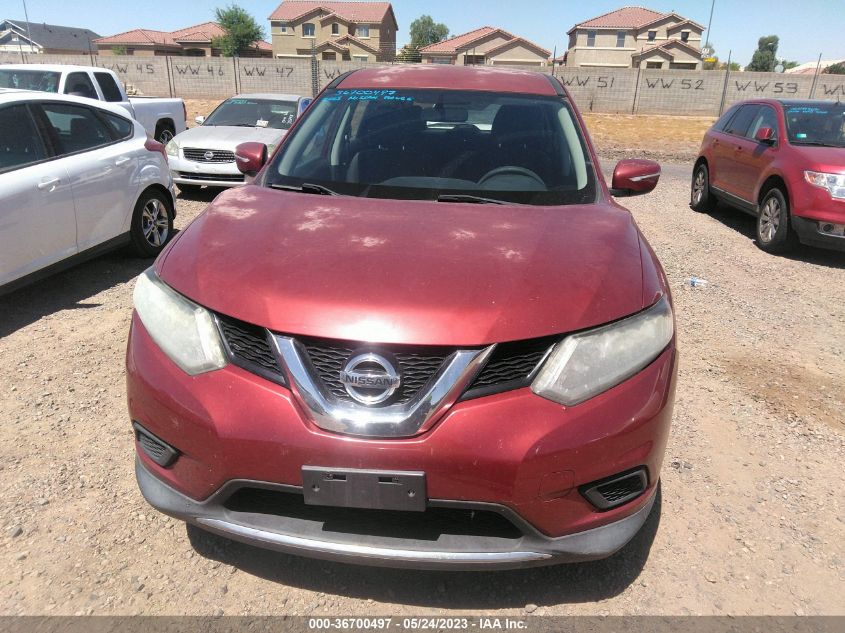 2015 NISSAN ROGUE SV/SL/S - KNMAT2MT4FP552502