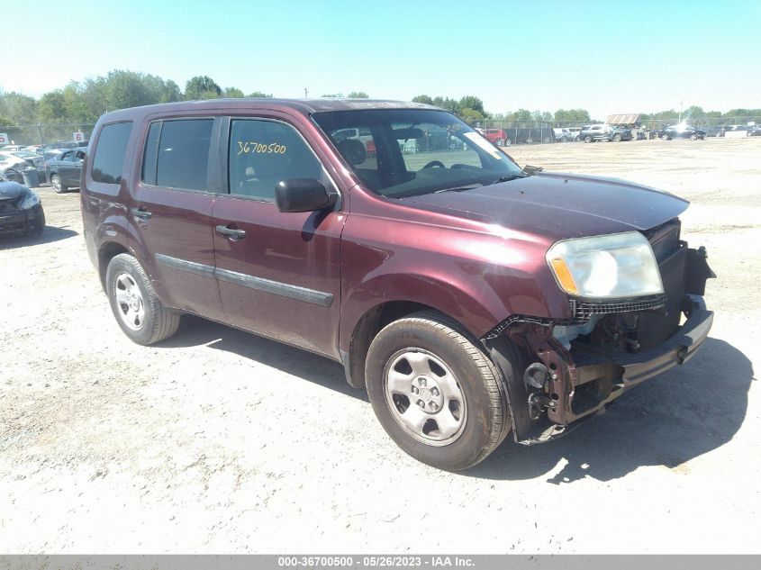 2015 HONDA PILOT LX - 5FNYF3H2XFB024843