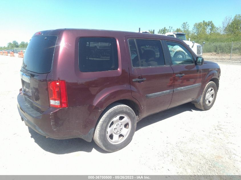 2015 HONDA PILOT LX - 5FNYF3H2XFB024843