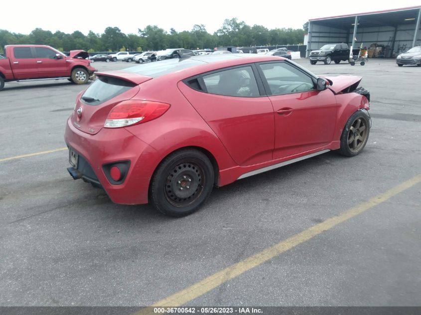 2015 HYUNDAI VELOSTER TURBO - KMHTC6AEXFU232099