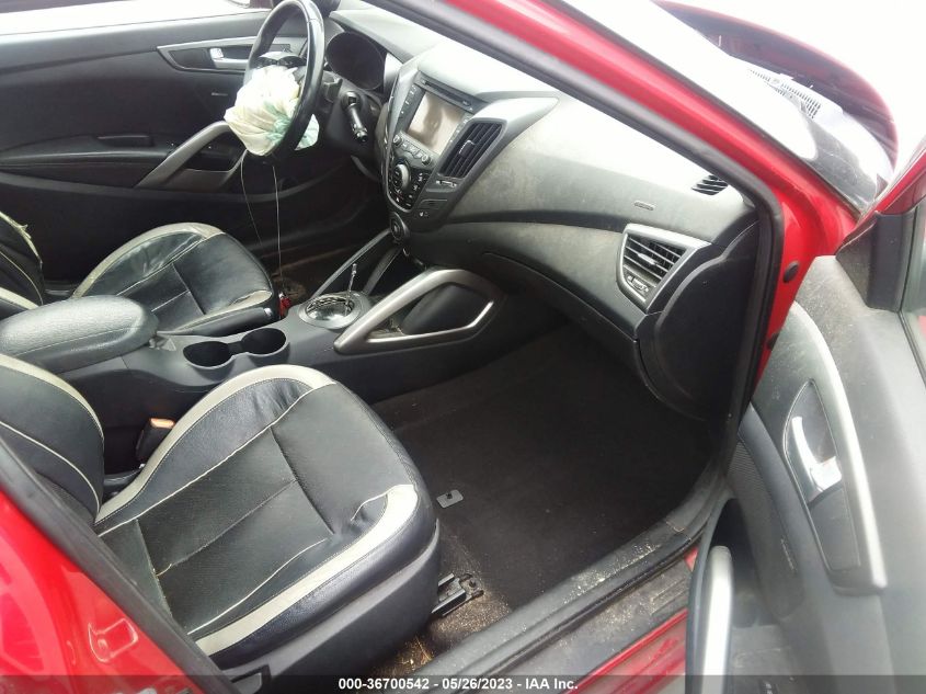 2015 HYUNDAI VELOSTER TURBO - KMHTC6AEXFU232099