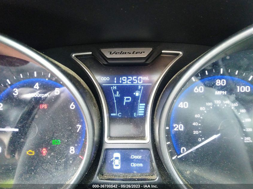 2015 HYUNDAI VELOSTER TURBO - KMHTC6AEXFU232099