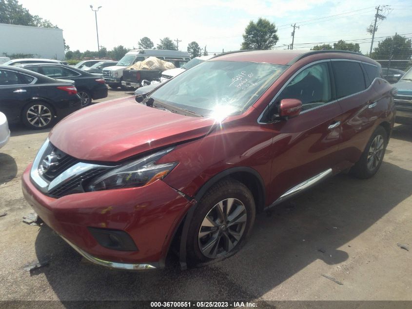 2018 NISSAN MURANO SV - 5N1AZ2MH5JN137490