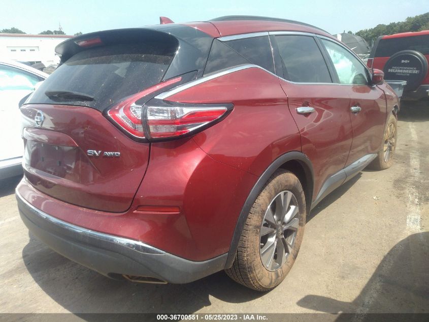 2018 NISSAN MURANO SV - 5N1AZ2MH5JN137490