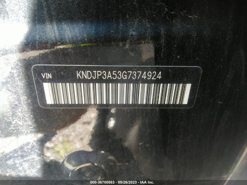 2016 KIA SOUL + - KNDJP3A53G7374924