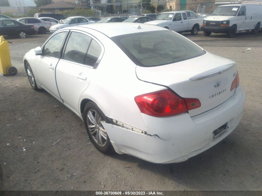 2013 INFINITI G37 SEDAN JOURNEY - JN1CV6AP0DM712278