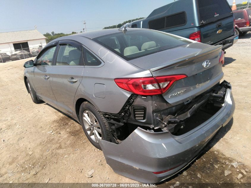 2016 HYUNDAI SONATA 2.4L SE - 5NPE24AF1GH290949