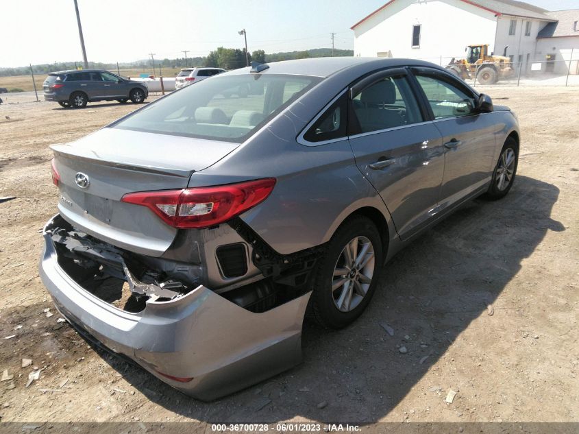 2016 HYUNDAI SONATA 2.4L SE - 5NPE24AF1GH290949