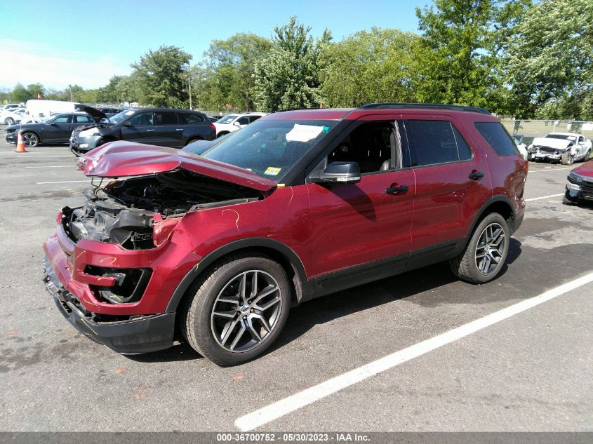 2017 FORD EXPLORER SPORT - 1FM5K8GT2HGA96923