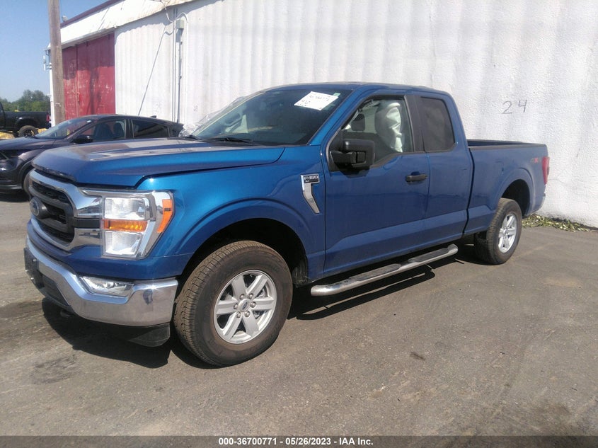 VIN 1FTEX1EP8NKF30757 2022 FORD F-150 XL/XLT/LARIAT