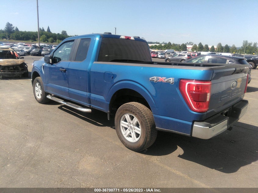 VIN 1FTEX1EP8NKF30757 2022 FORD F-150 XL/XLT/LARIAT