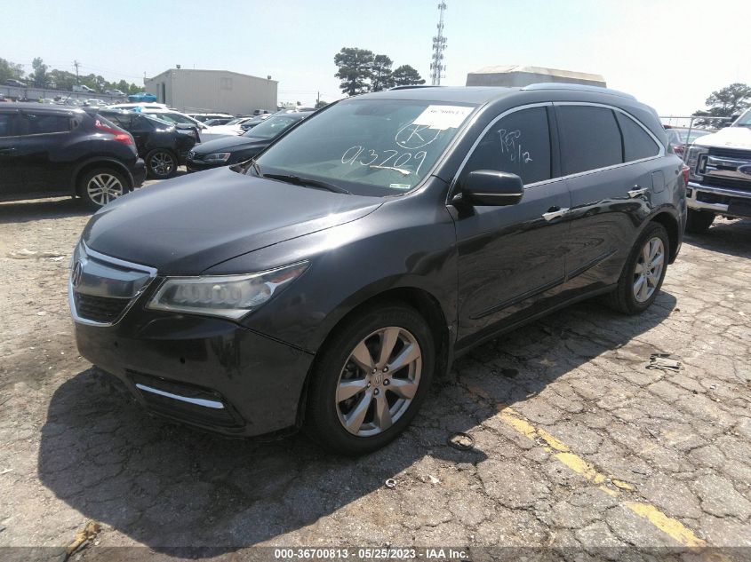 2015 ACURA MDX ADVANCE/ENTERTAINMENT PKG - 5FRYD3H85FB013709