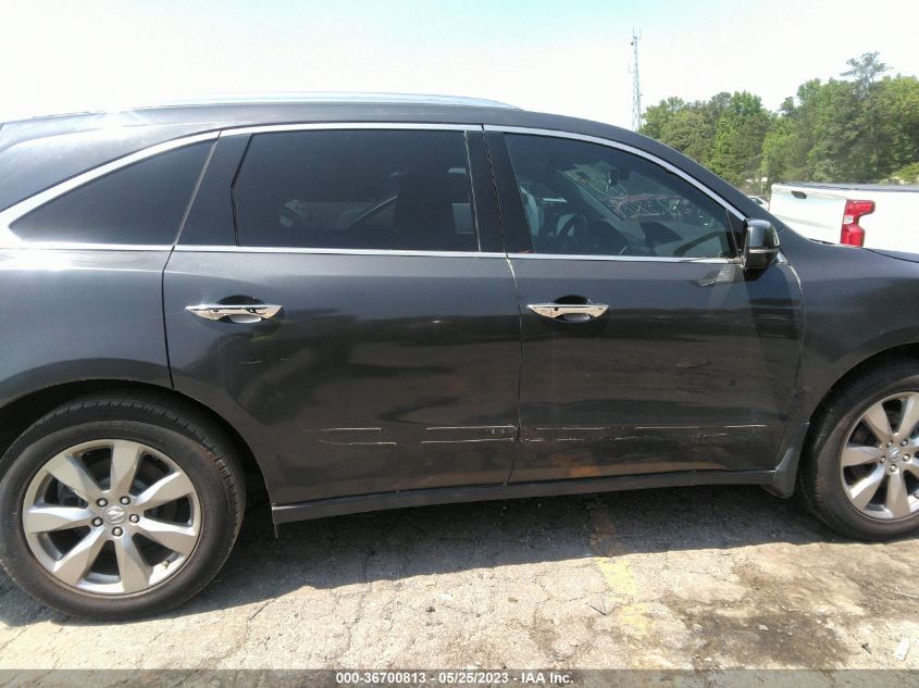 2015 ACURA MDX ADVANCE/ENTERTAINMENT PKG - 5FRYD3H85FB013709