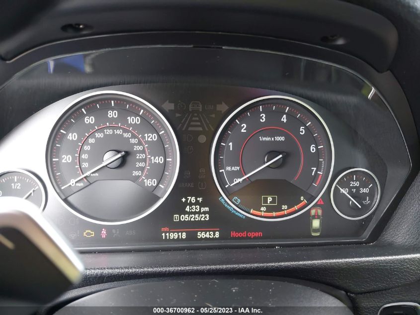 2013 BMW 3 SERIES 335I - WBA3A9G52DNP37688