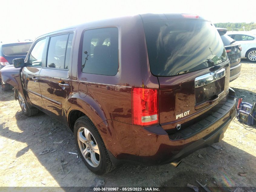 2013 HONDA PILOT EX-L - 5FNYF4H54DB050674