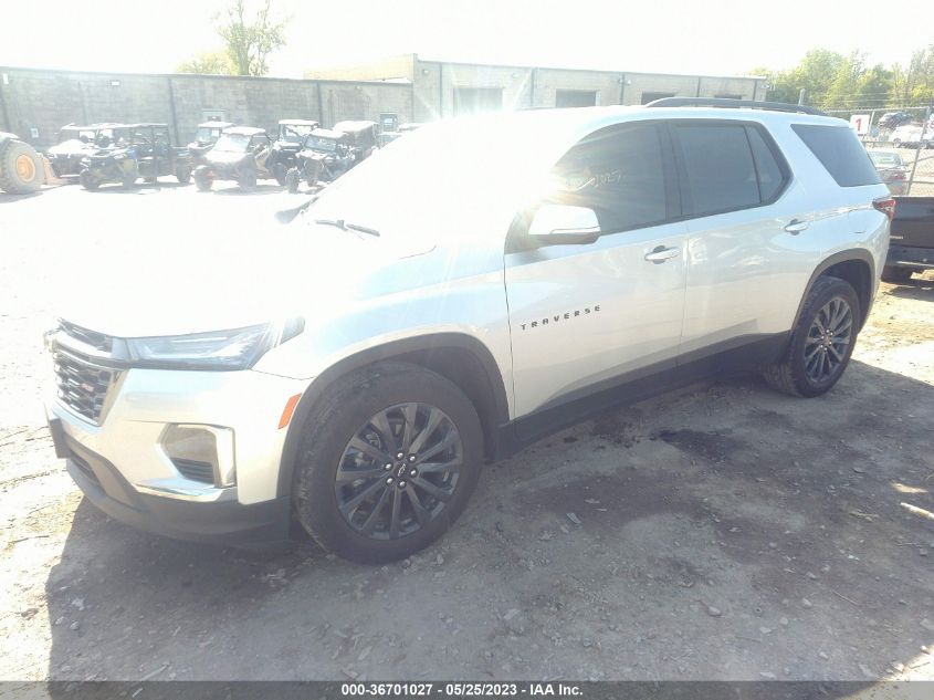 2022 CHEVROLET TRAVERSE RS - 1GNEVJKW7NJ122135