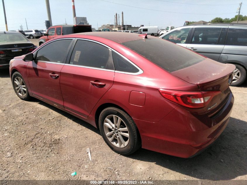 2015 HYUNDAI SONATA 2.4L SE - 5NPE24AF9FH054547