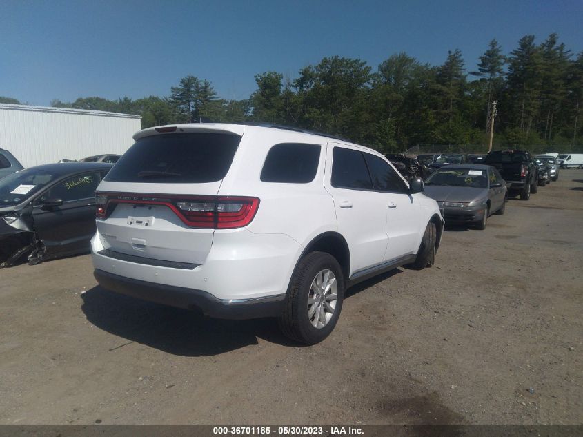2020 DODGE DURANGO SXT PLUS - 1C4RDJAG6LC224342