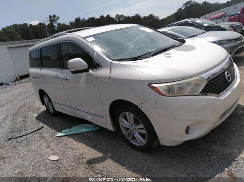 2013 NISSAN QUEST SL - JN8AE2KP2D9071007