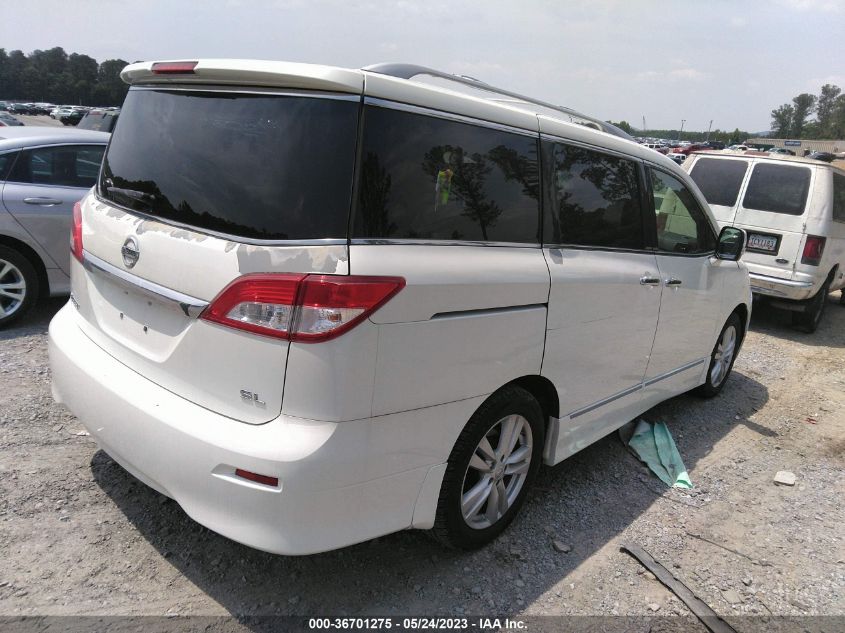 2013 NISSAN QUEST SL - JN8AE2KP2D9071007