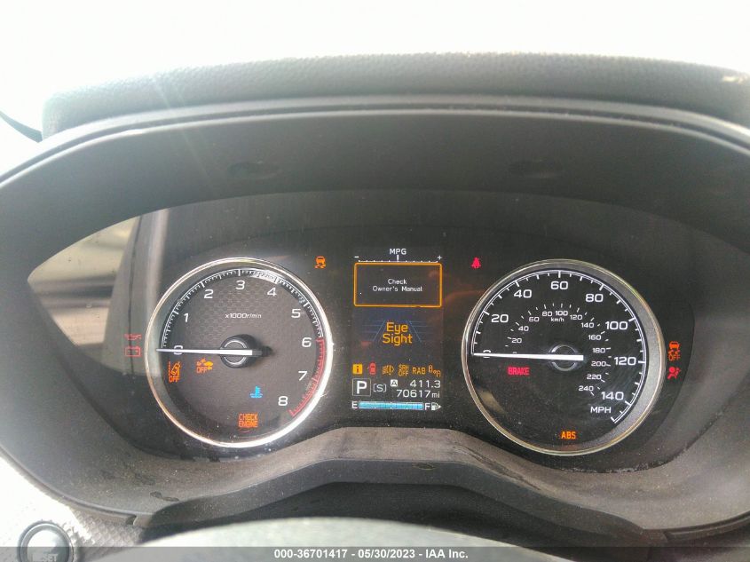 2019 SUBARU FORESTER TOURING - JF2SKAWC7KH448607