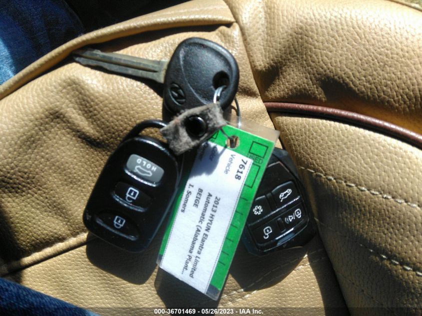 2013 HYUNDAI ELANTRA GLS PZEV - 5NPDH4AEXDH274150