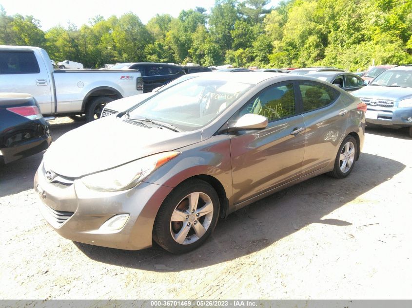 2013 HYUNDAI ELANTRA GLS PZEV - 5NPDH4AEXDH274150