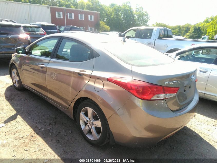 2013 HYUNDAI ELANTRA GLS PZEV - 5NPDH4AEXDH274150