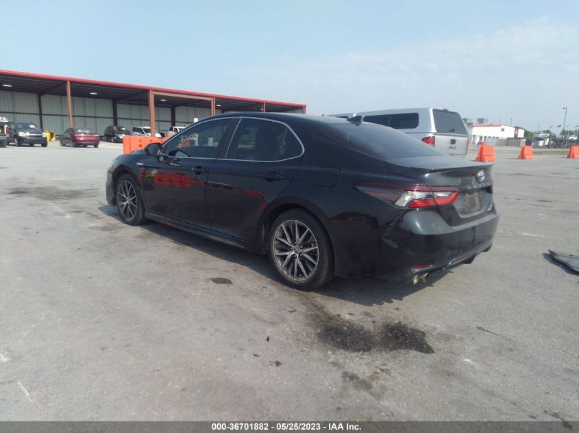 2021 TOYOTA CAMRY HYBRID SE - 4T1G31AK2MU554386