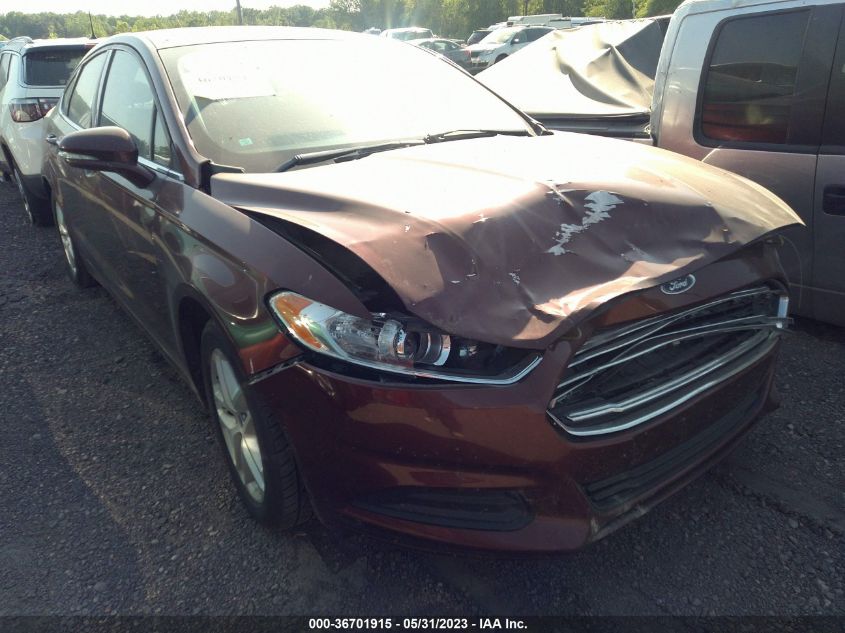 2016 FORD FUSION SE - 3FA6P0H71GR314022