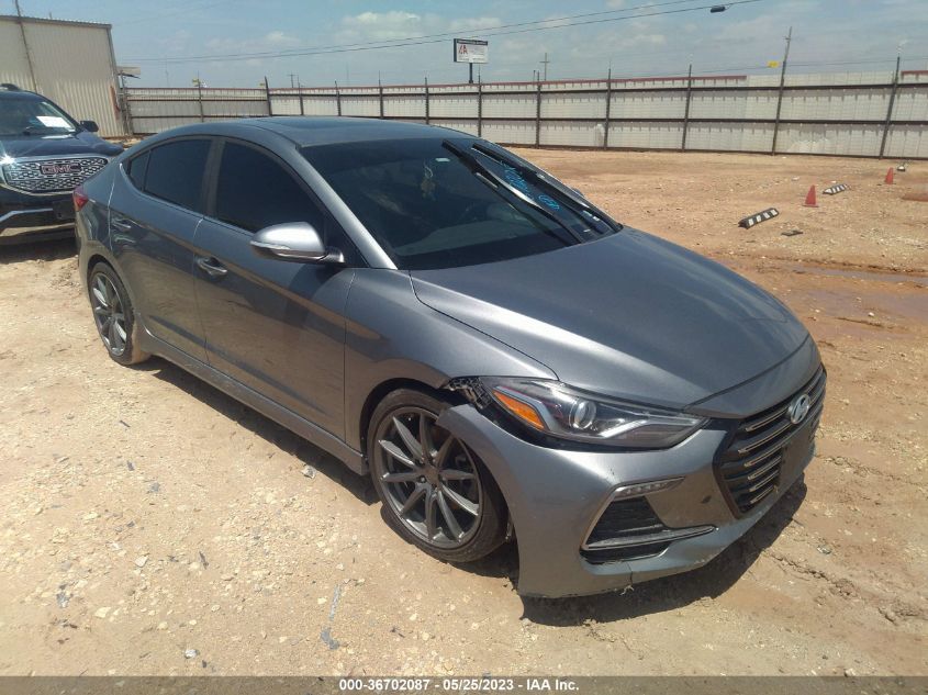 2018 HYUNDAI ELANTRA SPORT - KMHD04LB0JU563061