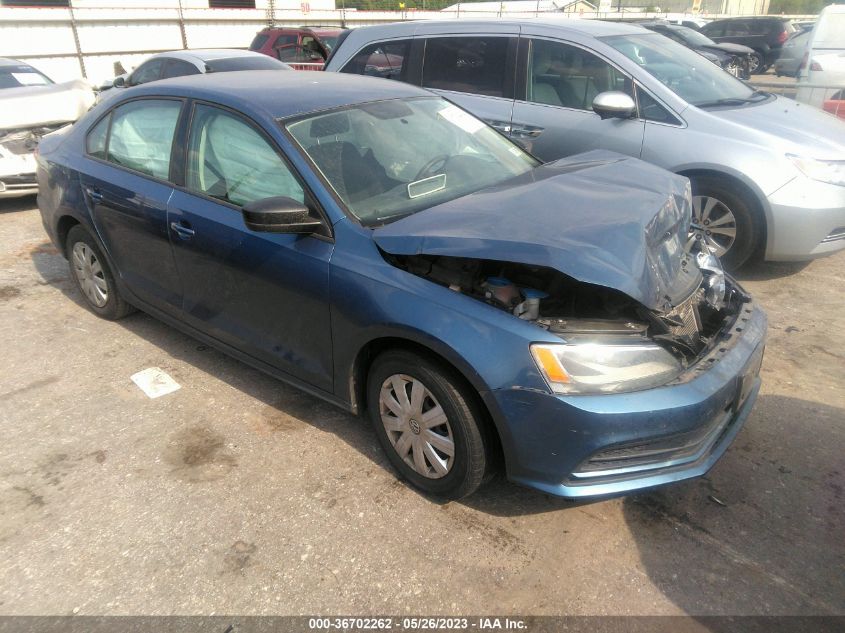 2015 VOLKSWAGEN JETTA SEDAN 2.0L S W/TECHNOLOGY - 3VW2K7AJ1FM311541