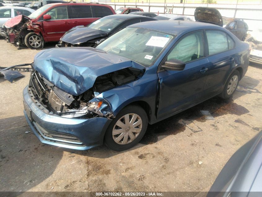2015 VOLKSWAGEN JETTA SEDAN 2.0L S W/TECHNOLOGY - 3VW2K7AJ1FM311541
