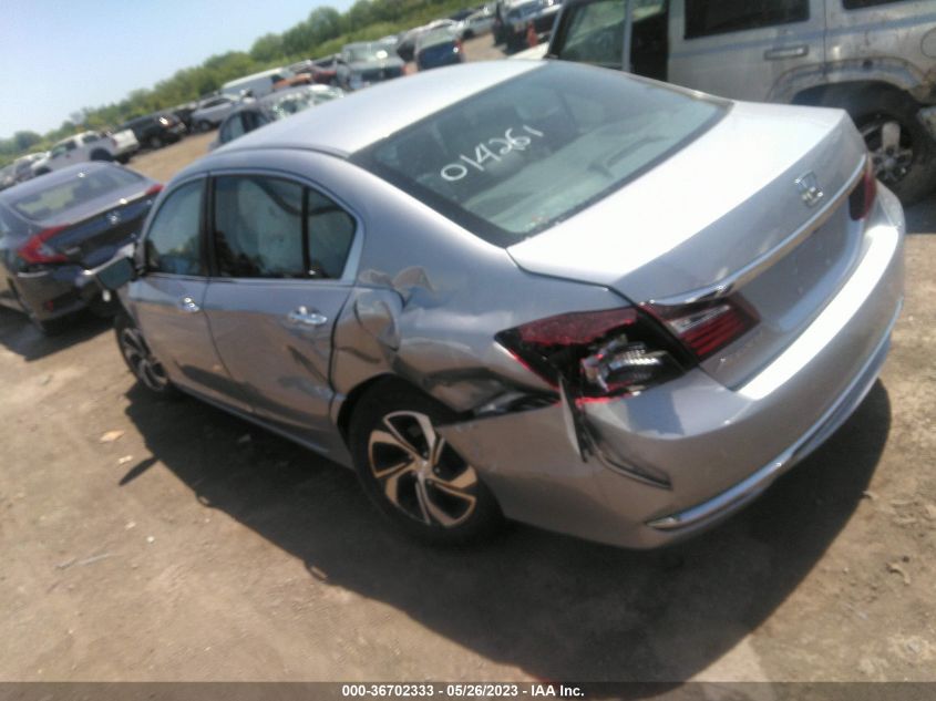 2017 HONDA ACCORD SEDAN LX - 1HGCR2F39HA014261